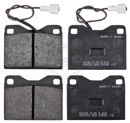 ABS Brake Pad Set, disc brake (36091/1)
