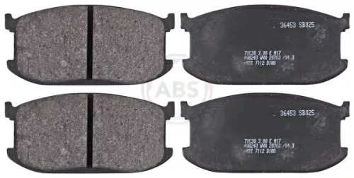 ABS Brake Pad Set, disc brake (36453)