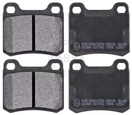 ABS Brake Pad Set, disc brake (36498)