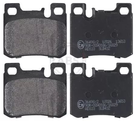 ABS Brake Pad Set, disc brake (36498/2)
