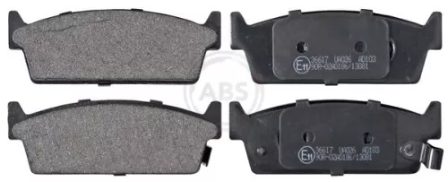 ABS Brake Pad Set, disc brake (36617)