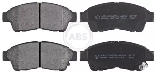 ABS Brake Pad Set, disc brake (36777)