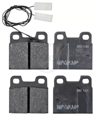 ABS Brake Pad Set, disc brake (36821)