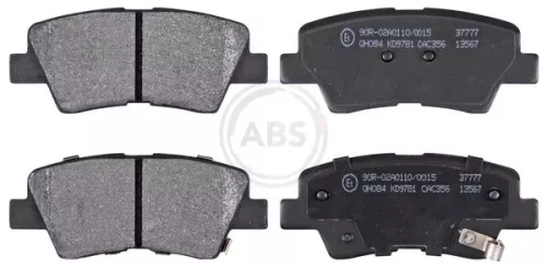 ABS Brake Pad Set, disc brake (37777)