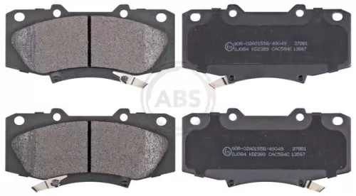ABS Brake Pad Set, disc brake (37881)