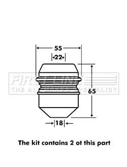 FIRST LINE FIRST LINE FPK7119  FIRST LINE Dust Cover Kit shock absorber 