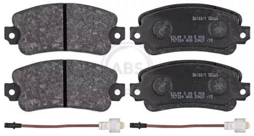 ABS Brake Pad Set, disc brake (61031)