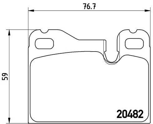 ABS Brake Pad Set, disc brake (65003)