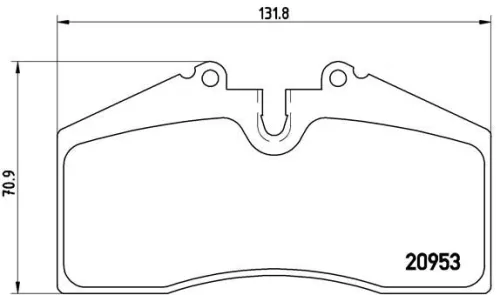 ABS Brake Pad Set, disc brake (65005)