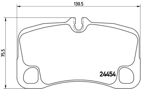 ABS Brake Pad Set, disc brake (65013)