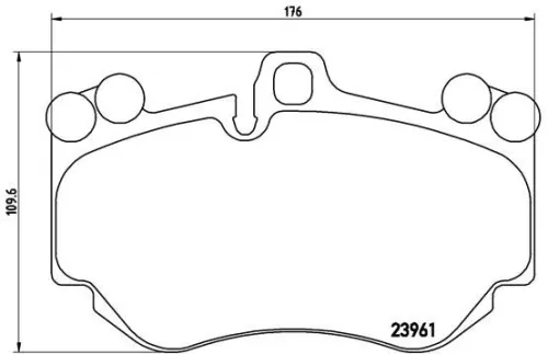 ABS Brake Pad Set, disc brake (65016)