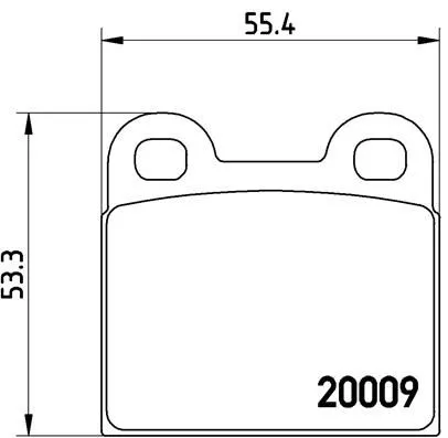 ABS Brake Pad Set, disc brake (P 06 001)