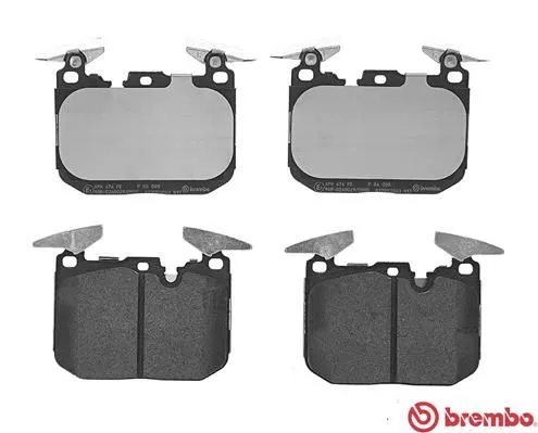 ABS Brake Pad Set, disc brake (P 06 008)