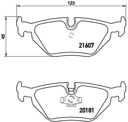 ABS Brake Pad Set, disc brake (P 06 013)