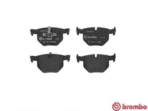 ABS Brake Pad Set, disc brake (P 06 039)