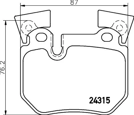 ABS Brake Pad Set, disc brake (P 06 059)