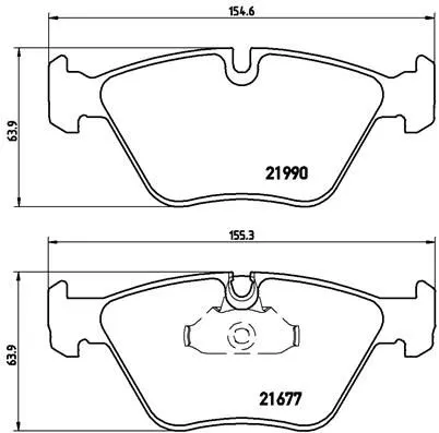 ABS Brake Pad Set, disc brake (P 06 065)