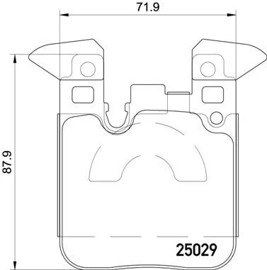 ABS Brake Pad Set, disc brake (P 06 087)