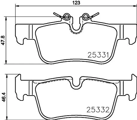 ABS Brake Pad Set, disc brake (P 06 094E)