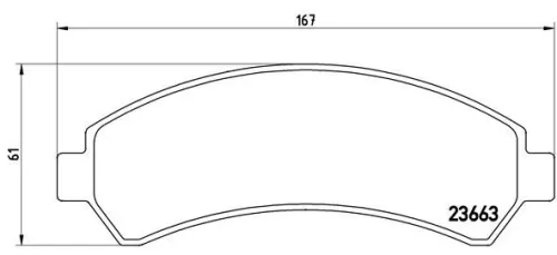 ABS Brake Pad Set, disc brake (P 10 016)