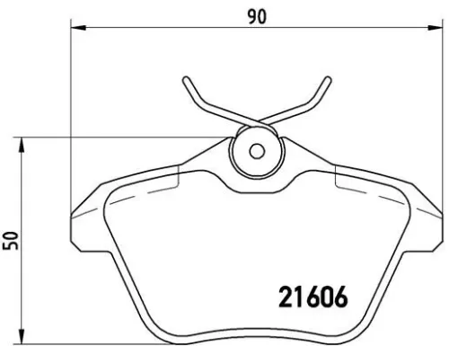 ABS Brake Pad Set, disc brake (P 23 067)