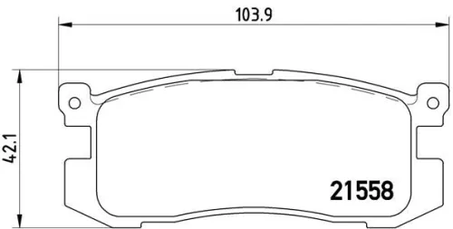 ABS Brake Pad Set, disc brake (P 24 025)