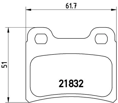 ABS Brake Pad Set, disc brake (P 24 030)