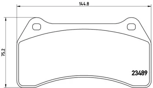 ABS Brake Pad Set, disc brake (P 36 014)