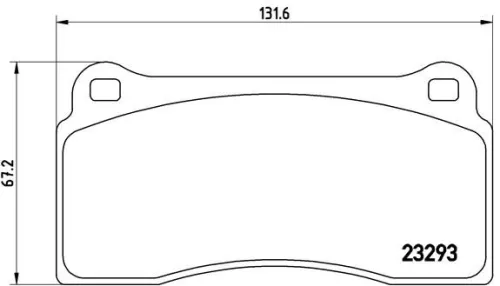 ABS Brake Pad Set, disc brake (P 36 018)