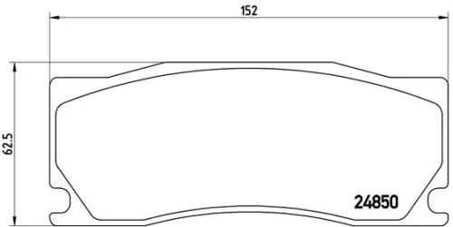 ABS Brake Pad Set, disc brake (P 36 023)