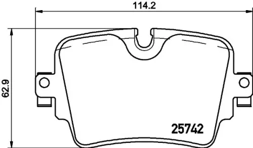 ABS Brake Pad Set, disc brake (P 36 033)