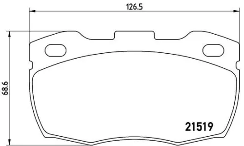 ABS Brake Pad Set, disc brake (P 44 005)