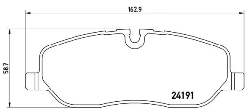 ABS Brake Pad Set, disc brake (P 44 014)