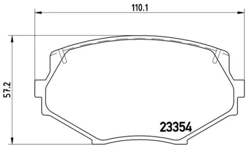 ABS Brake Pad Set, disc brake (P 49 020)