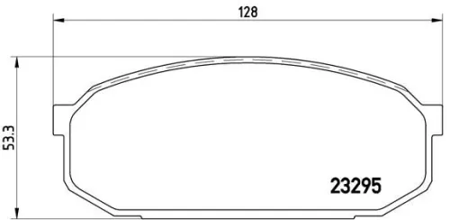 ABS Brake Pad Set, disc brake (P 49 022)
