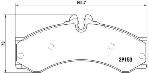 ABS Brake Pad Set, disc brake (P 50 028)