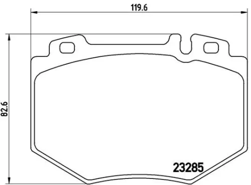 ABS Brake Pad Set, disc brake (P 50 048)