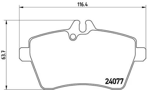 ABS Brake Pad Set, disc brake (P 50 056)