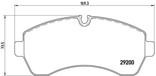 ABS Brake Pad Set, disc brake (P 50 059)