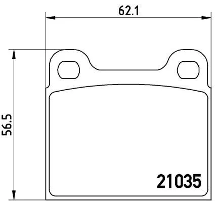 ABS Brake Pad Set, disc brake (P 50 066)