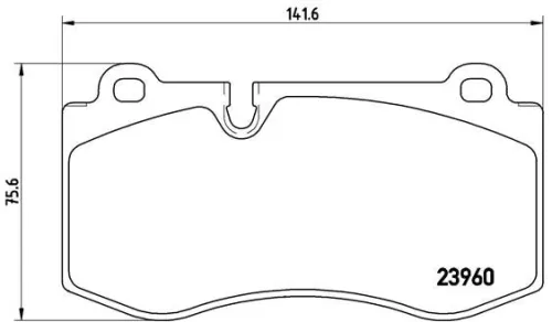 ABS Brake Pad Set, disc brake (P 50 074)