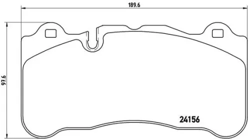 ABS Brake Pad Set, disc brake (P 50 078)
