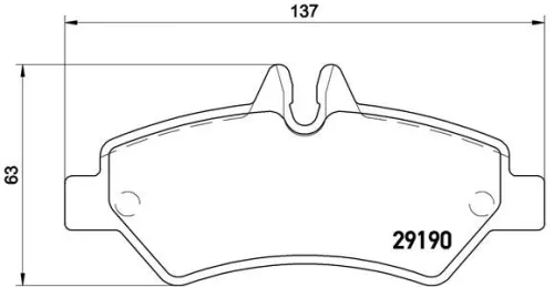 ABS Brake Pad Set, disc brake (P 50 084)