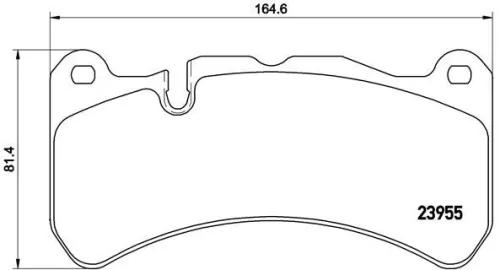 ABS Brake Pad Set, disc brake (P 50 092)