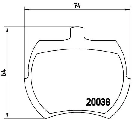 ABS Brake Pad Set, disc brake (P 52 002)