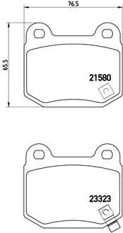ABS Brake Pad Set, disc brake (P 56 048)