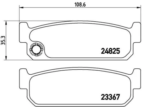 ABS Brake Pad Set, disc brake (P 56 067)