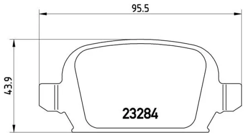 ABS Brake Pad Set, disc brake (P 59 037)