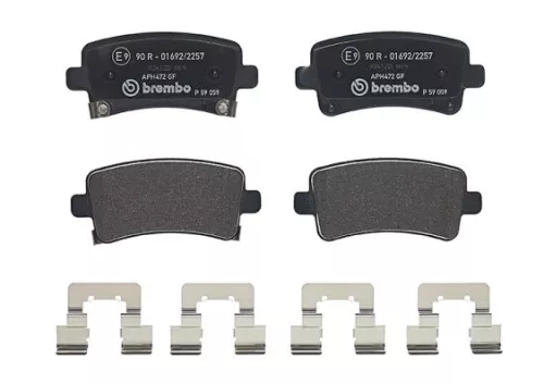 ABS Brake Pad Set, disc brake (P 59 059)