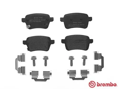 ABS Brake Pad Set, disc brake (P 59 086)